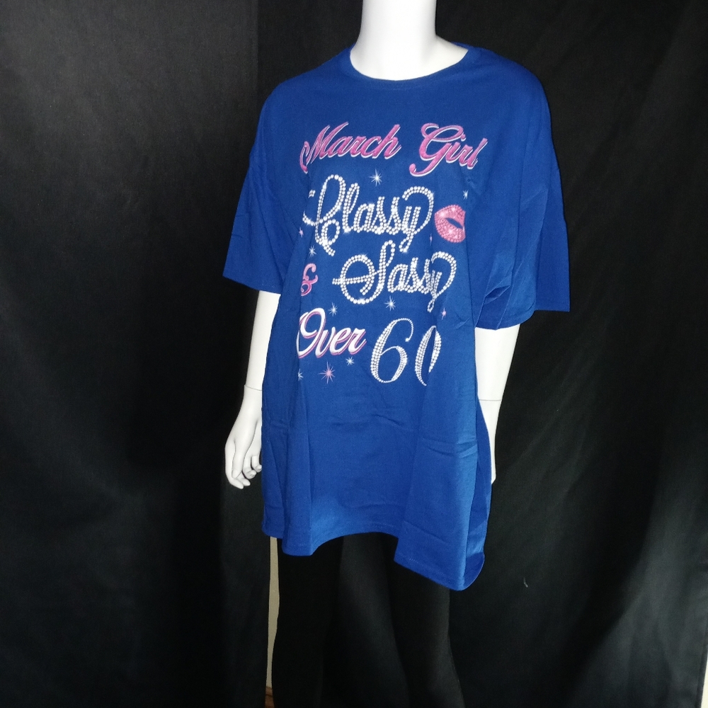 💜March Girl💜 Women's Printed T-Shirt